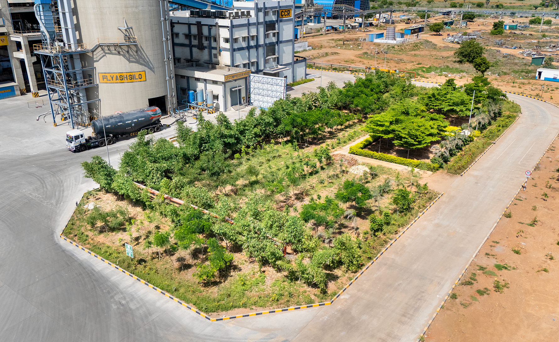 Landscape design gallery project 3 - Karur Rose Nursery Garden Tamil Nadu