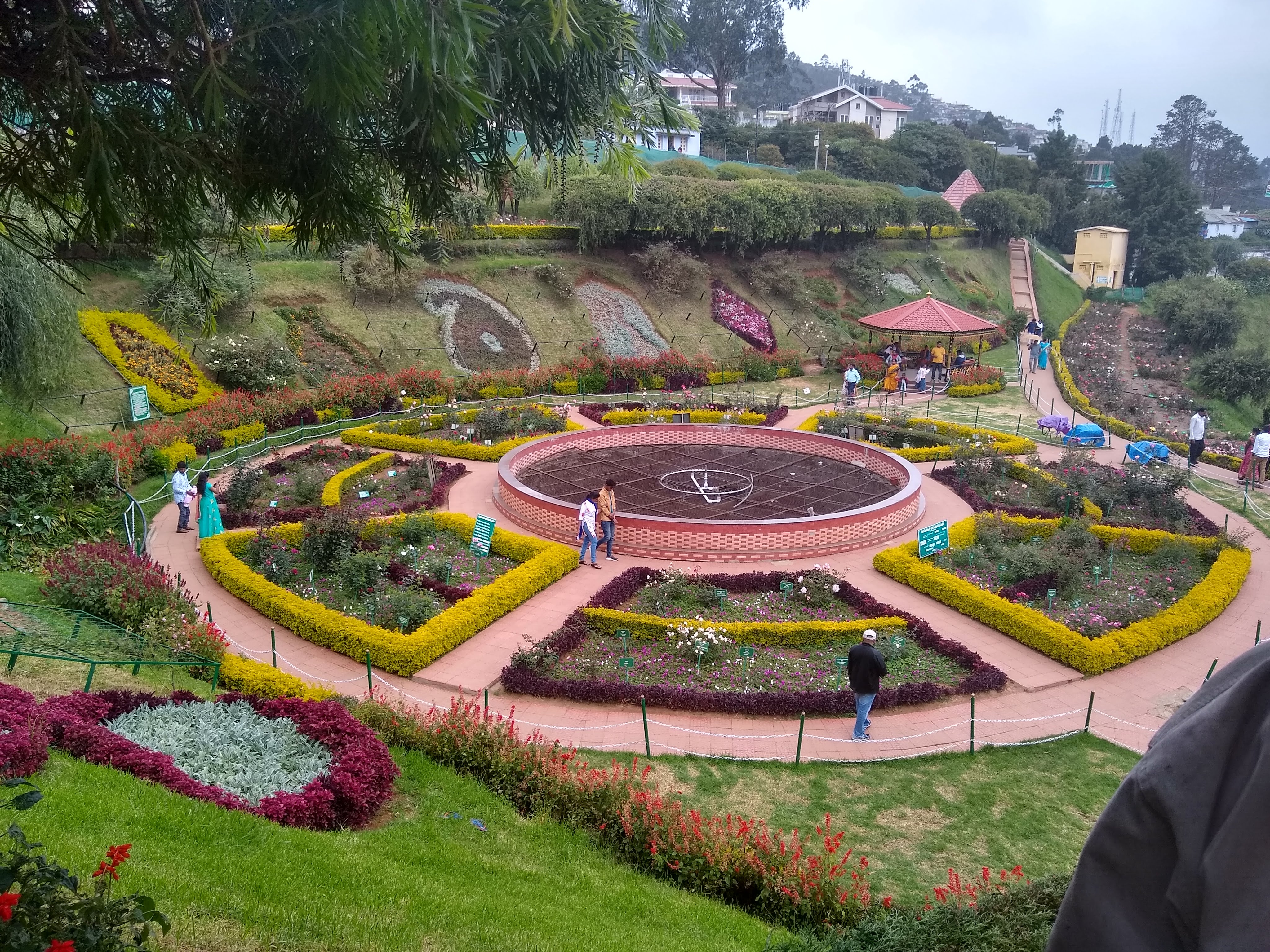 Landscape design gallery project 1 - Karur Rose Nursery Garden Tamil Nadu