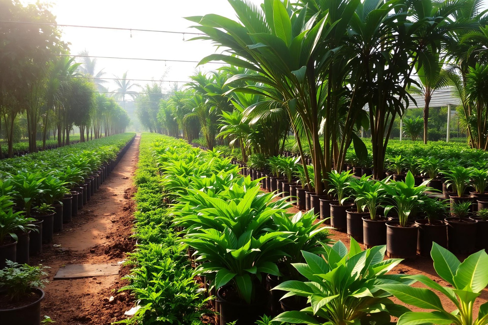 Irrigation system and landscape design services by Karur Rose Nursery Garden Tamil Nadu